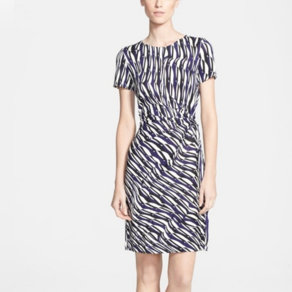 Diane Von Furstenberg faux wrap dress 6 in EUC